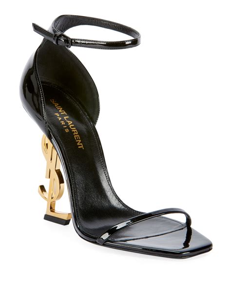 ysl logo high heels|saint laurent heels on sale.